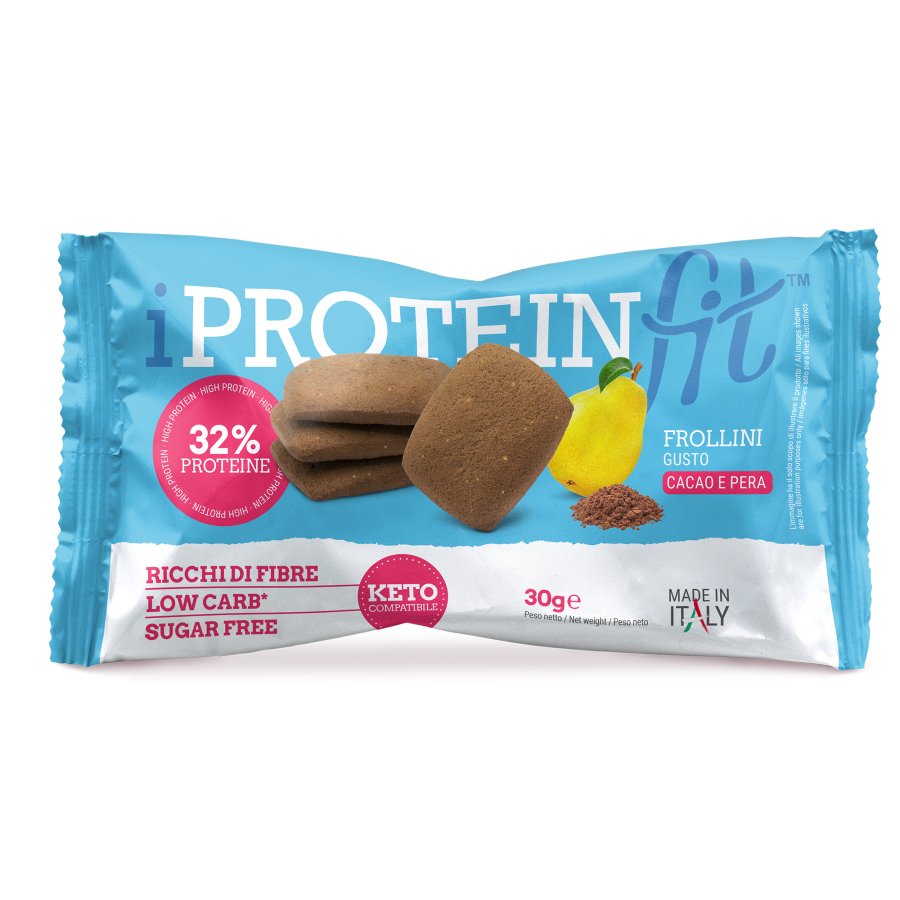 Iproteinfit Frollini Pera e Cacao 5%, 30 g